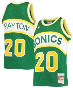 Gary Payton Seattle SuperSonics  Hardwood Classics Swingman Jersey - Green