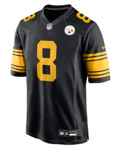 Alternative view of Aaron Rodgers Pittsburgh Steelers Nike Alternate Game Jersey -  Black