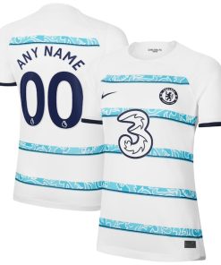 Chelsea Nike Women's 2022/23 Away Breathe Stadium Custom Replica Jersey - White