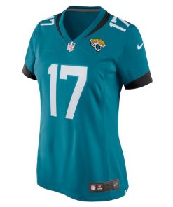 Alternative view of Evan Engram Jacksonville Jaguars Nike Women's Game Jersey - Teal
