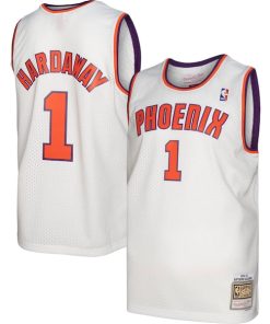 Penny Hardaway Phoenix Suns 2001/02 Hardwood Classics Swingman Jersey - White/Purple