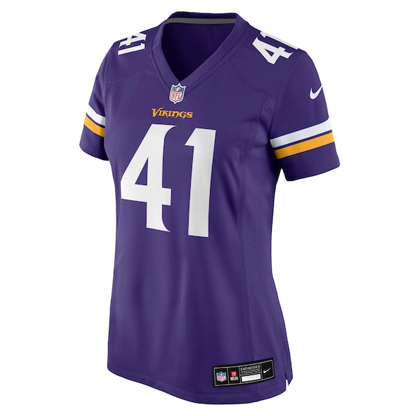 Kobe King Minnesota Vikings Nike Women's Team Game Jersey - Purple - Image 2