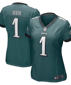 Number 1 Mom Philadelphia Eagles Nike Women's Game Jersey - Midnight Green