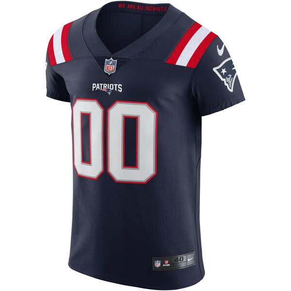 New England Patriots Nike Vapor Elite Custom Jersey - Navy - Image 2