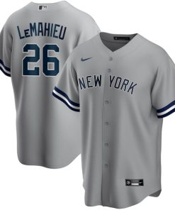 DJ LeMahieu New York Yankees Nike Road Replica Player Jersey - Gray