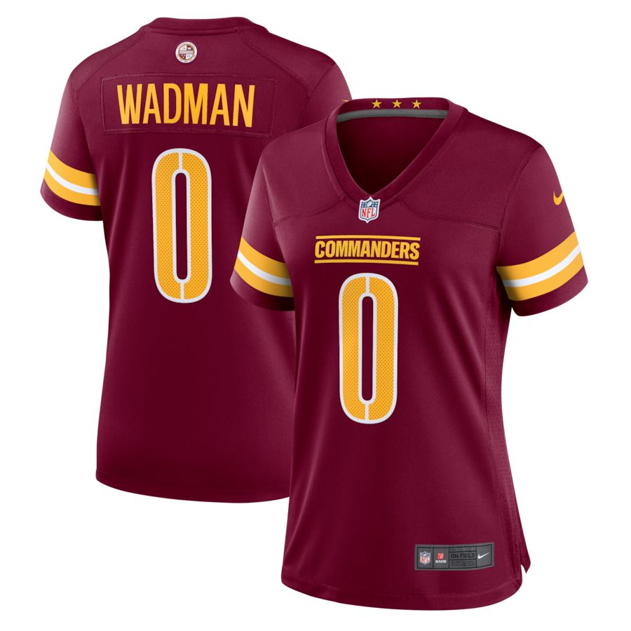 Colby Wadman Washington Commanders Nike Women's Game Jersey - Burgundy