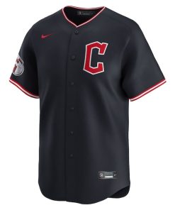 Alternative view of Jos¨¦ Ram¨ªrez Cleveland Guardians Nike Alternate Limited Player Jersey - Navy