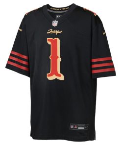 Alternative view of Ricky Pearsall San Francisco 49ers Nike Youth 2025 Rivalries Collection Game Jersey - Black
