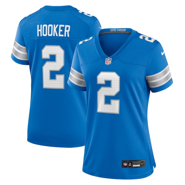 Hendon Hooker Detroit Lions Nike Women's Team Game Jersey - Blue - Image 5