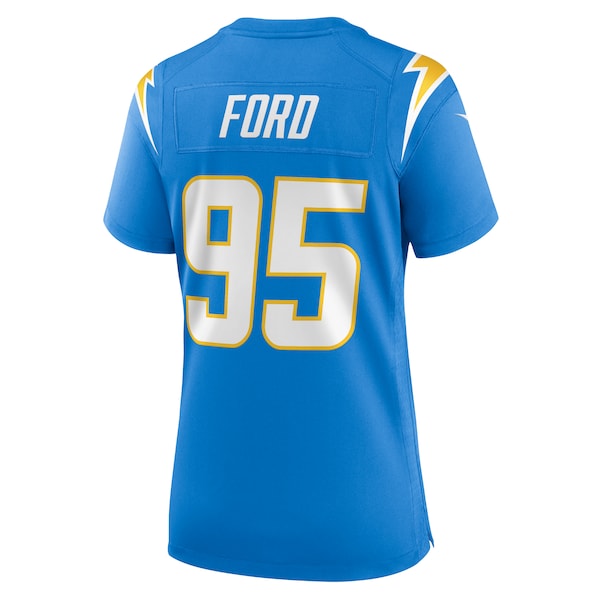 Poona Ford Los Angeles Chargers Nike Women's Team Game Jersey - Powder Blue - Image 3