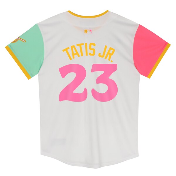 Fernando Tatis Jr. San Diego Padres Nike Preschool City Connect Limited Player Jersey - White - Image 3