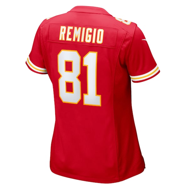 Nikko Remigio Kansas City Chiefs Nike Women's Team Game Jersey - Red - Image 3
