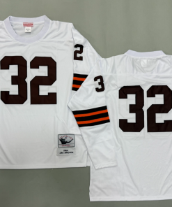 Jim Brown Cleveland Browns Authentic Throwback Retired Player Jersey