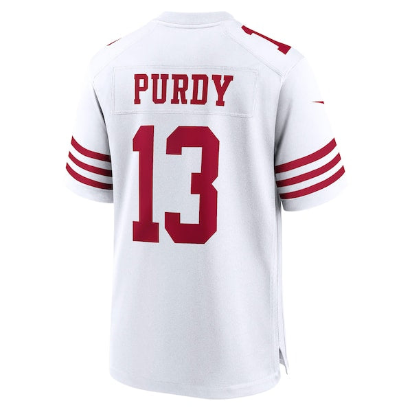 Brock Purdy San Francisco 49ers Nike Game Player Jersey - White - Image 3