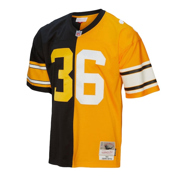 Jerome Bettis Pittsburgh Steelers 1996 Split Legacy Replica Jersey - Black/Gold - Image 2