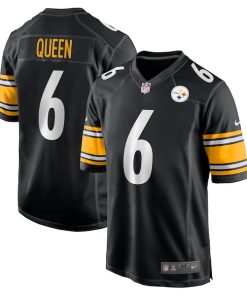 Patrick Queen Pittsburgh Steelers Nike Game Player Jersey - Black