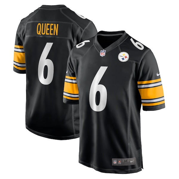 Patrick Queen Pittsburgh Steelers Nike Game Player Jersey - Black