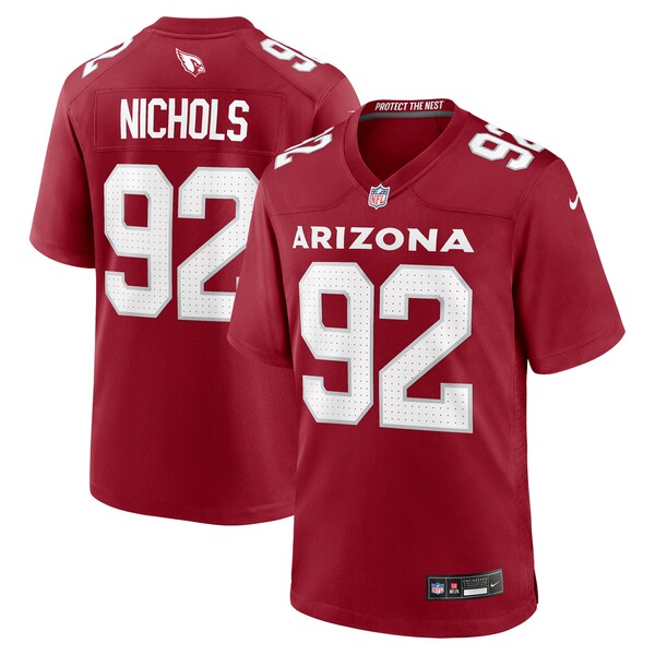 Bilal Nichols Arizona Cardinals Nike Team Game Jersey - Cardinal