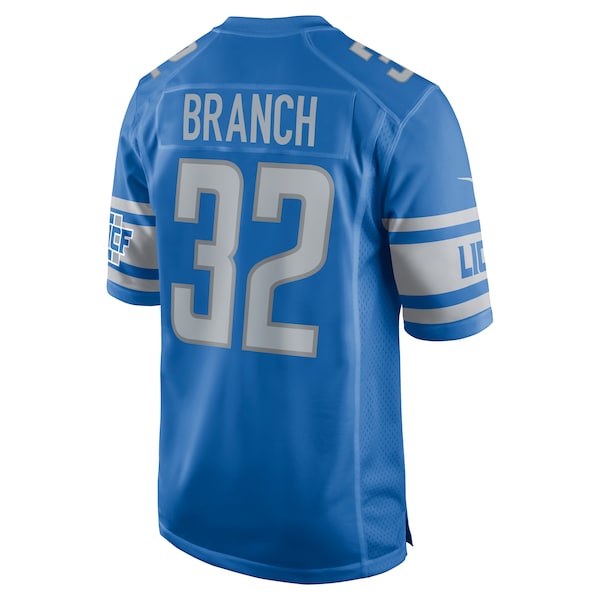 Brian Branch Detroit Lions Nike 2023 NFL Draft Pick Game Jersey - Blue - Image 3