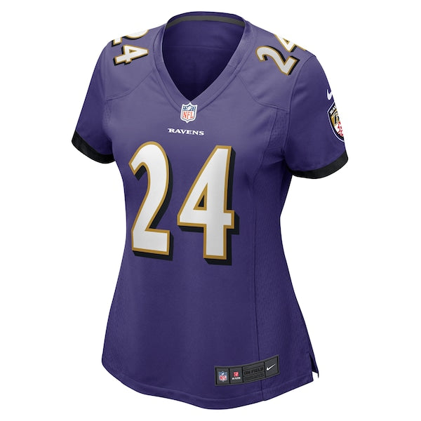 Malaki Starks Baltimore Ravens Nike Women's Team Game Jersey - Purple - Image 2