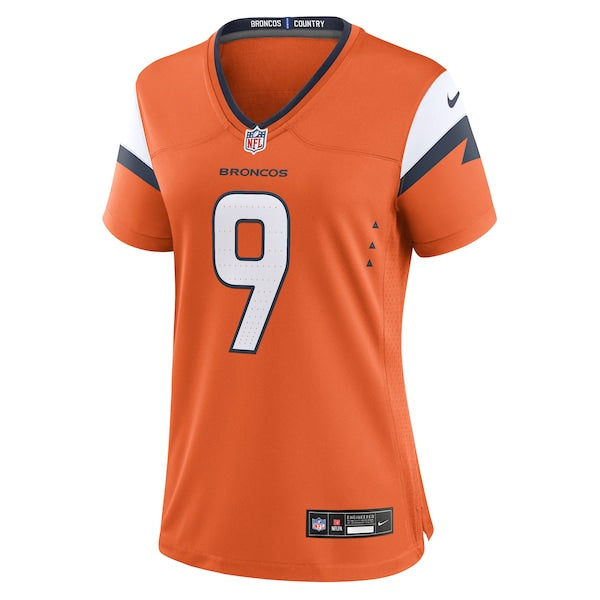 Talanoa Hufanga Denver Broncos Nike Women's Team Game Jersey - Orange - Image 6