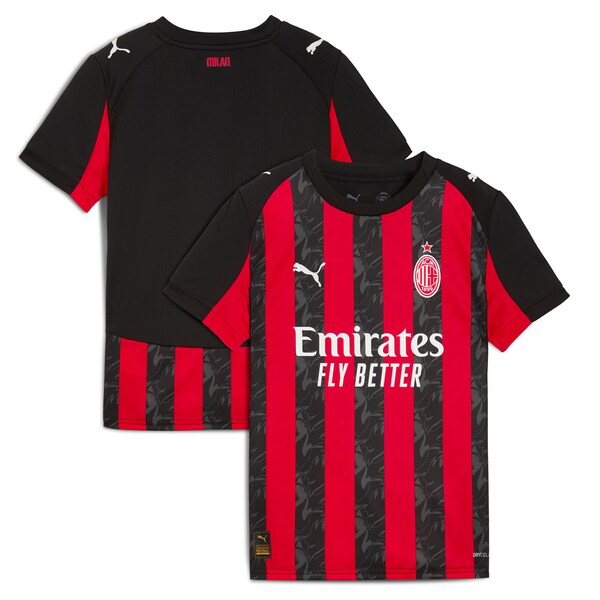 AC Milan Puma Youth 2025/26 Home Replica Jersey - Red - Image 3