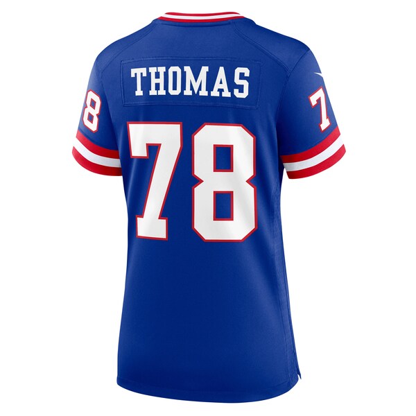 Andrew Thomas New York Giants Nike Women's Classic Player Game Jersey - Royal - Image 3