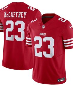Christian McCaffrey San Francisco 49ers Nike Vapor F.U.S.E. Limited Jersey - Scarlet
