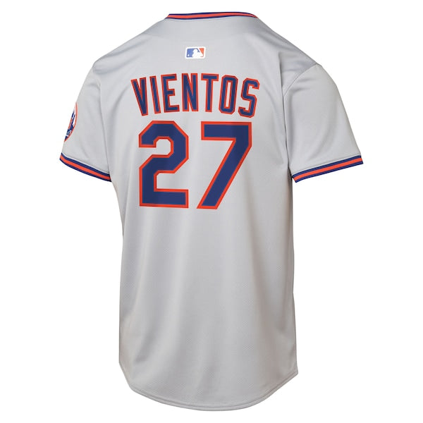 Mark Vientos New York Mets Nike Youth Road Limited Jersey?ยจC Gray/Royal - Image 4