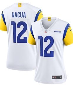 Puka Nacua Los Angeles Rams Nike Women's Game Player Jersey - White