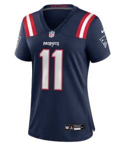 Alternative view of Joshua Dobbs New England Patriots Nike Women's Team Game Jersey -  Navy