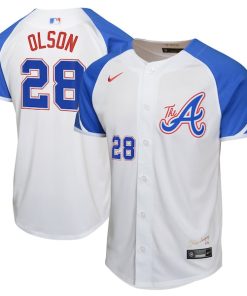 Matt Olson Atlanta Braves Nike Youth City Connect Limited Player Jersey - White