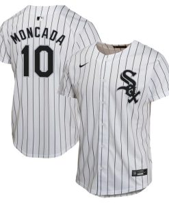 Yoan Moncada Chicago White Sox Nike Youth Home Game Player Jersey - White