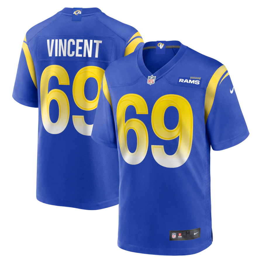 Taron Vincent Los Angeles Rams Nike Game Jersey - Royal