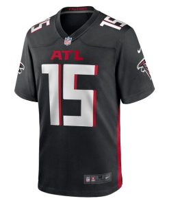 Alternative view of Van Jefferson Atlanta Falcons Nike  Game Jersey -  Black