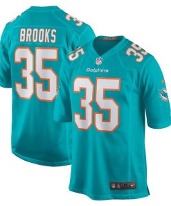 Christopher Brooks Miami Dolphins Nike Team Game Jersey -  Aqua