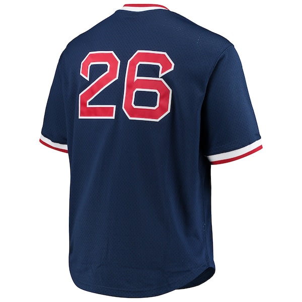 Wade Boggs Boston Red Sox Big & Tall Cooperstown Collection Mesh Batting Practice Jersey - Navy - Image 3