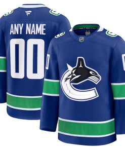 Vancouver Canucks  Home Premium Custom Jersey - Blue/White