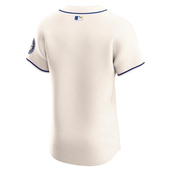 Seattle Mariners Nike Alternate Elite Jersey - Cream - Image 3