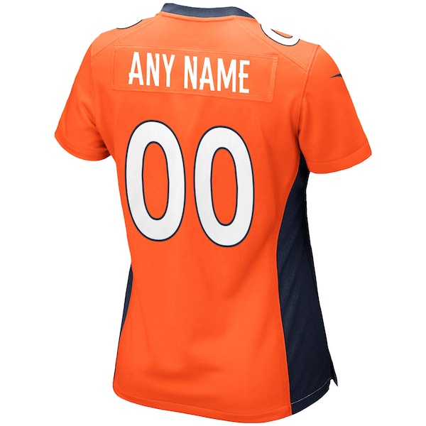 Denver Broncos Nike Women's Custom Game Jersey - Orange - Image 3