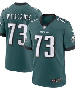 Cameron Williams Philadelphia Eagles Nike Team Game Jersey - Midnight Green
