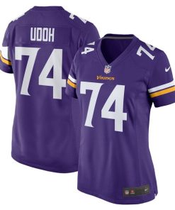 Oli Udoh Minnesota Vikings Nike Women's Game Jersey - Purple