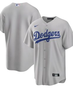 Los Angeles Dodgers Nike Alternate Replica Team Jersey - Gray