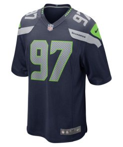 Alternative view of Mario Edwards Jr. Seattle Seahawks Nike  Game Jersey - College Navy