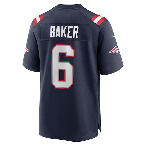 Javon Baker New England Patriots Nike Team Game Jersey - Navy - Image 3