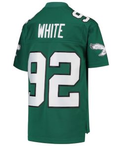 Alternative view of Reggie White Philadelphia Eagles Youth 1990 Legacy Retired Player Jersey - Green