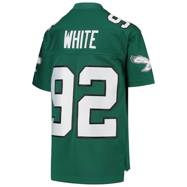 Reggie White Philadelphia Eagles Youth 1990 Legacy Retired Player Jersey - Green - Image 2