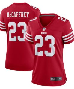 Christian McCaffrey San Francisco 49ers Nike Women's Player Jersey - Scarlet