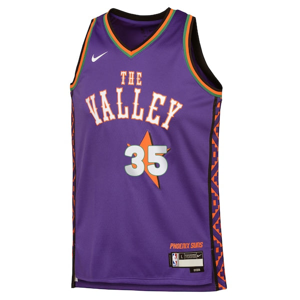 Kevin Durant Phoenix Suns Nike Youth 2024/25 Swingman Player Jersey - City Edition - Purple - Image 2
