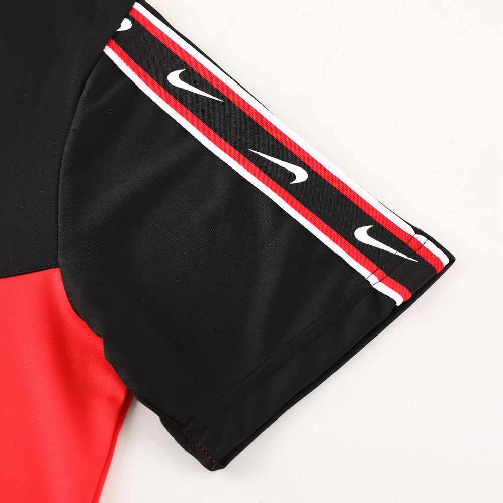 Nike Short Sleeve Training Jersey Set-ND03- Black/Red - Image 5